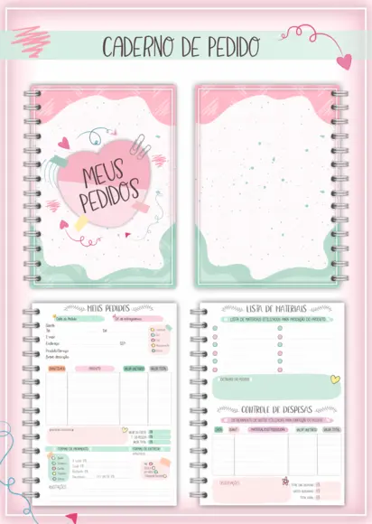 Arquivo Digital Caderno Meus Pedidos Cut