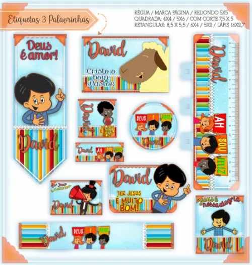 Arquivo Digital Etiqueta Escolar - 3 Palavrinhas 02