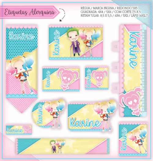 Arquivo digital Etiqueta Escolar - Alerquina