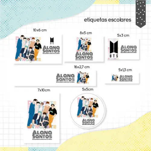 Arquivo digital Etiqueta Escolar - BTS 02