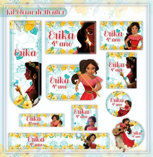 Arquivo Digital Etiqueta Escolar - Elena de Avalor 02