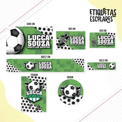Arquivo Digital Etiqueta Escolar - Futebol 03