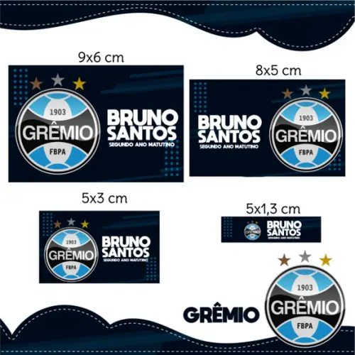 Arquivo digital Etiqueta Escolar - Grêmio