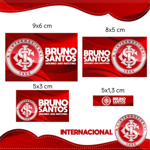 Arquivo digital Etiqueta Escolar - Internacional
