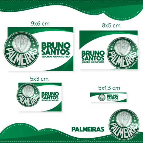 Arquivo digital Etiqueta Escolar - Palmeira