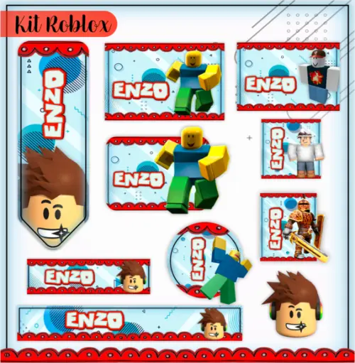 Arquivo digital Etiqueta Escolar - Roblox 02