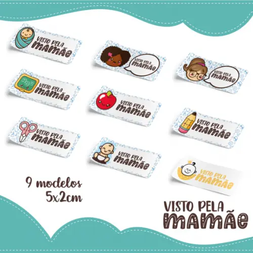 Arquivo digital Etiqueta Escolar - Visto Pela Mamãe