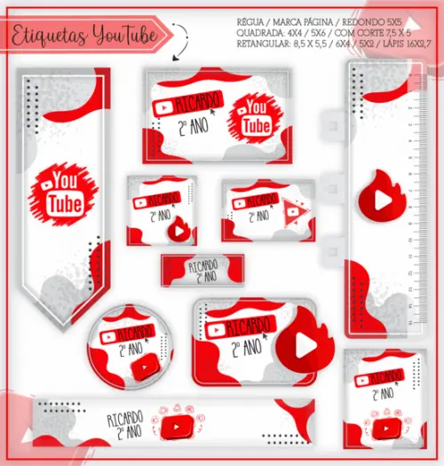 Arquivo digital Etiqueta Escolar - Youtube