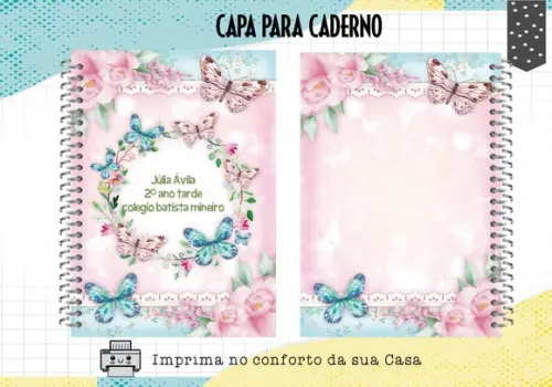 Capa Personalizada Borboletas (arquivo Digital)