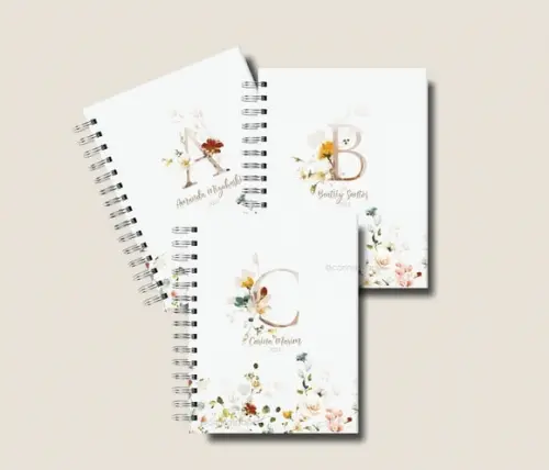 Arquivo Digital - Capas Floral Alfabeto 02