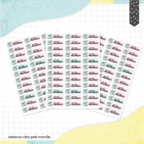 Arquivo digital Etiqueta Escolar - Visto Pela Mamãe 02