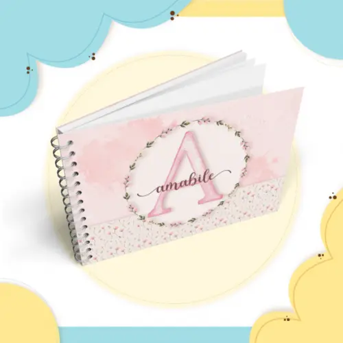 Arquivo Digital - Capas Floral Alfabeto