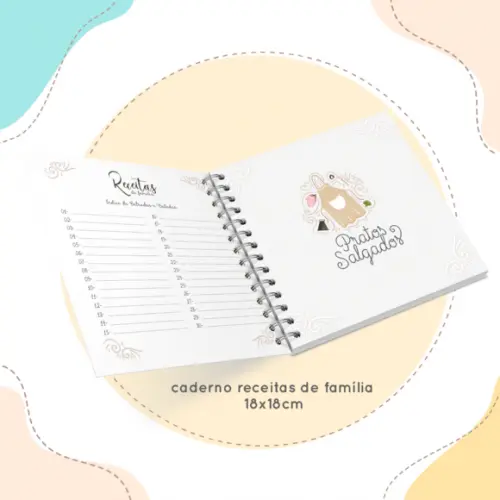 Arquivo Digital -caderno de Receitas de Família