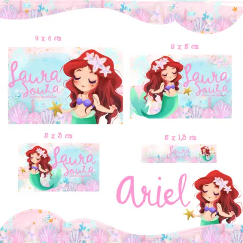 Arquivo digital Etiqueta Escolar - Ariel