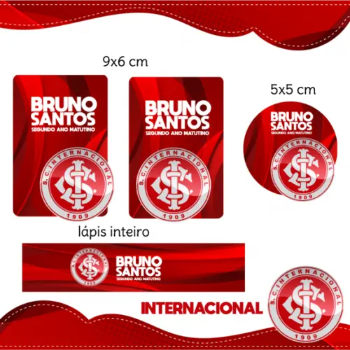 Arquivo digital Etiqueta Escolar - Internacional