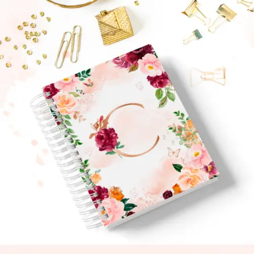 Arquivo Digital - Capas Floral Alfabeto 03