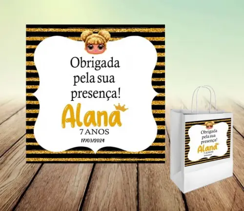 Arte Digital p/ Adesivo Sacolinha - Lol