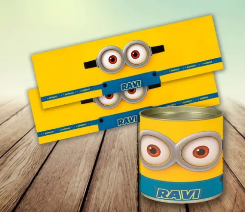Arte Digital p/ Tubolata (10x10) - Minions