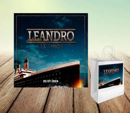 Arte Digital Personalizada - Titanic