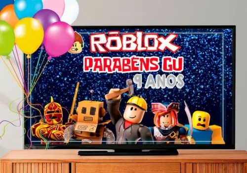 Painel para Tv - Roblox (arte Digital)
