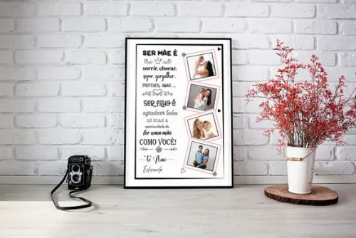 Quadro Decorativo - Dia das Mães (arte Digital)