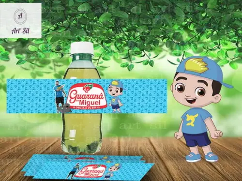 Rótulo Adesivo Guarana - Lucas Neto (arte Digital)