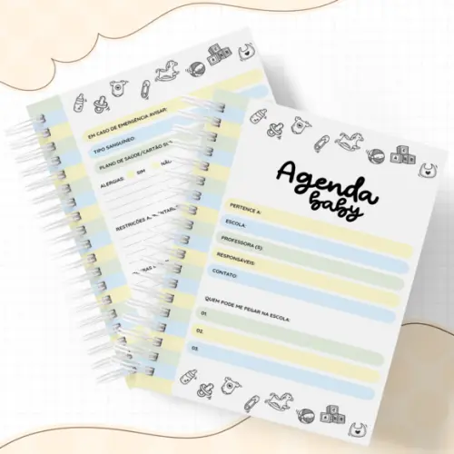 Agenda Escolar - Berçario (menino)