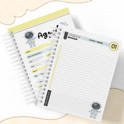 Agenda Escolar 2026 - Astronauta