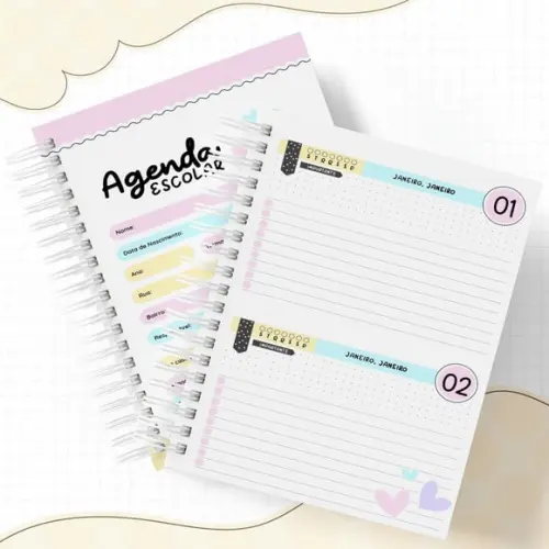 Agenda Escolar 2026 - Candy Color (2dpp)