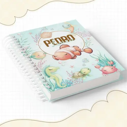 Agenda Escolar 2026 - Fundo do Mar Menino