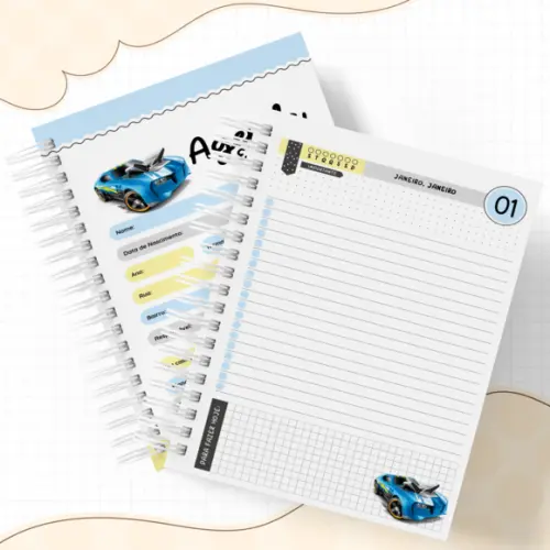 Agenda Escolar 2026 - Hot Wheels (1dpp)