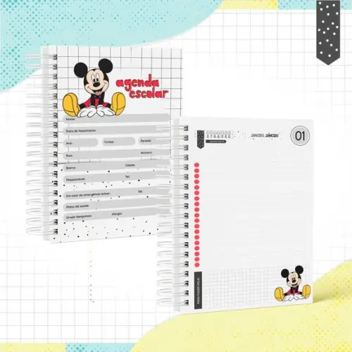 Agenda Escolar 2026 - Mickey (1 Dia Por Pagina)