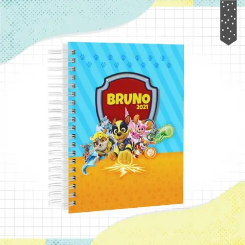 Agenda Escolar 2026 - Patrulha Canina Super Filhotes