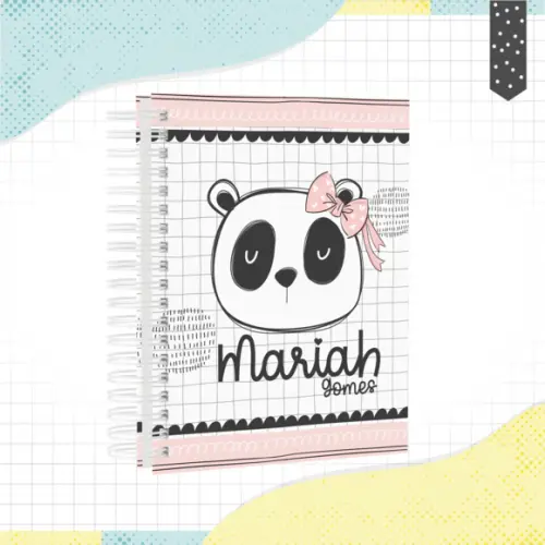 Agenda Escolar 2026 - Panda Menina
