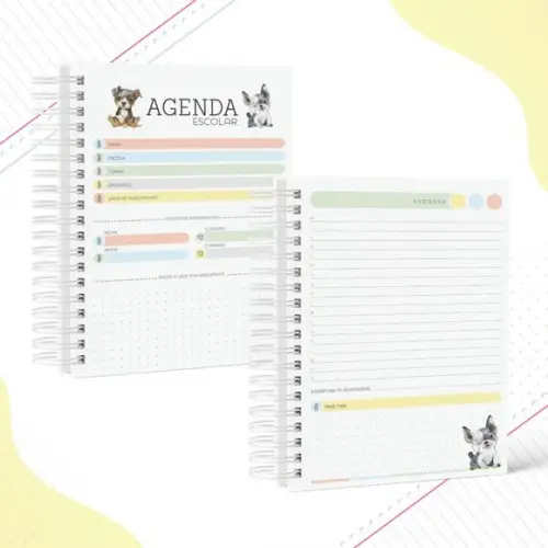Agenda Escolar 2026 - Pet Boy - Não Datada