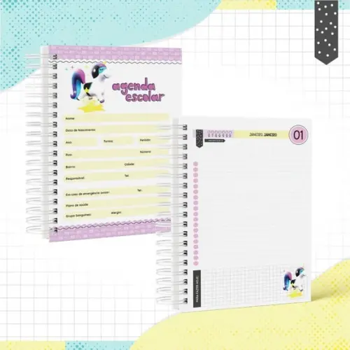 Agenda Escolar 2026 - Pkxd Menina
