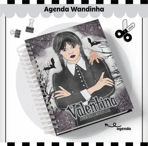 Agenda Escolar 2026 - Wandinha