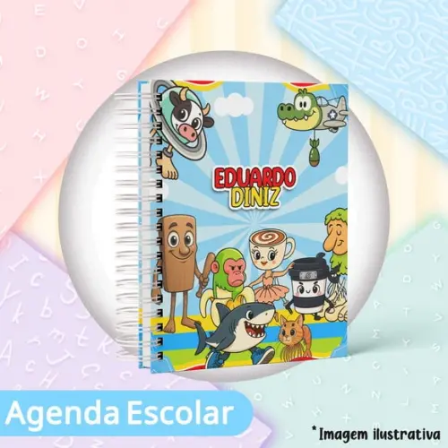 Agenda Escolar Datada 2026 - Brainrot 02
