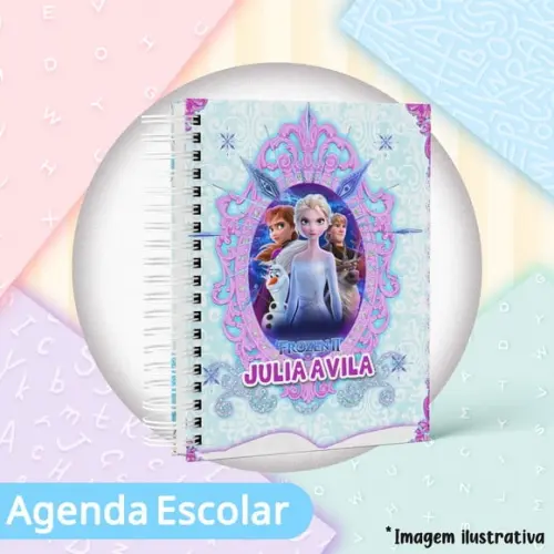 Agenda Escolar Datada 2026 - Frozen 02