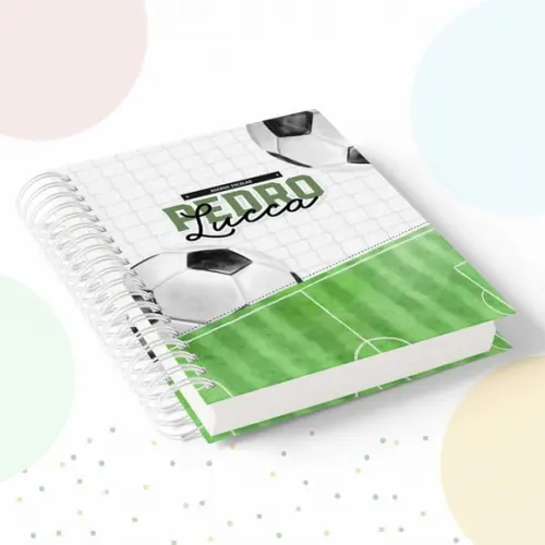 Agenda Escolar Datada 2026 - Futebol