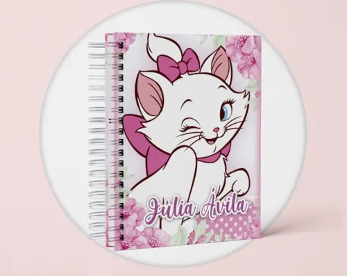 Agenda Escolar Datada 2026 - Gatinha Marie