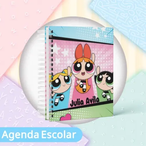 Agenda Escolar Datada 2026 - Meninas Super Poderosas