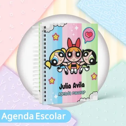 Agenda Escolar Datada 2026 - Meninas Super Poderosas 02