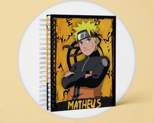 Agenda Escolar Datada 2026 - Naruto