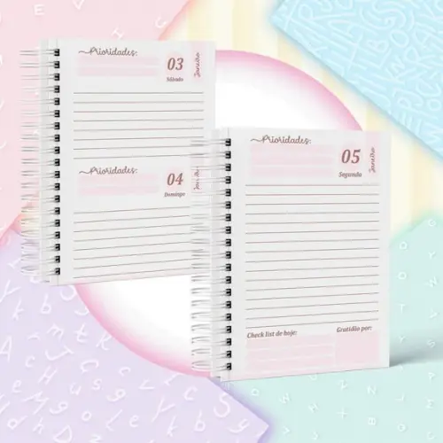 Agenda Escolar Datada 2026 - Panda Donuts Puket