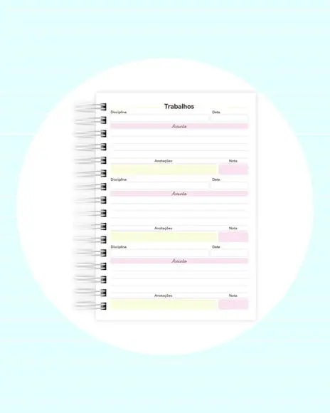 Agenda Escolar Datada 2026 - Panda Donuts Puket 02