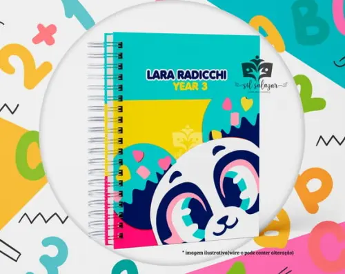 Agenda Escolar Datada 2026 - Panda Donuts Puket 02