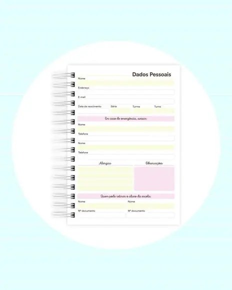 Agenda Escolar Datada 2026 - Panda Donuts Puket 02
