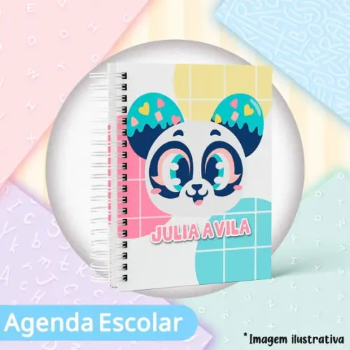 Agenda Escolar Datada 2026 - Panda Donuts Puket 03