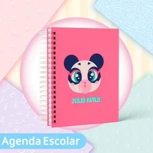 Agenda Escolar Datada 2026 - Panda Miami Puket